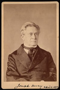 ジョセフ ヘンリー 1797 ～ 1878 年の肖像、1873 年 4 月。 作： Thomas William Smillie