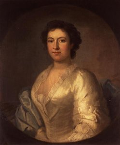 歌手スザンナ・マリア・チッバーの肖像 作： Thomas Wollaston