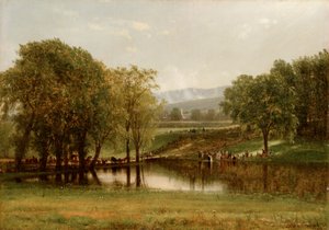 バプテスマ 作： Thomas Worthington Whittredge