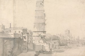 ウォーターハウスとオールド セント ポール、ロンドンの眺め 作： Thomas Wyck