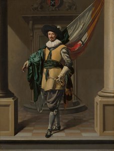 少尉としてのLoefVredericxの肖像 作： Thomas de Keyser