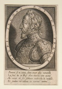 アンリ 2 世、フランス王 作： Thomas de Leu