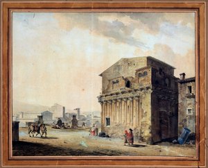 「ローマ。 ポンティウス・ピラトの家」、1788年。 作： Thomas de Thomon