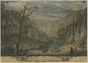 Dovedale-Eight Prospects：engraving、nd [？1743] 作： Thomas of Derby Smith