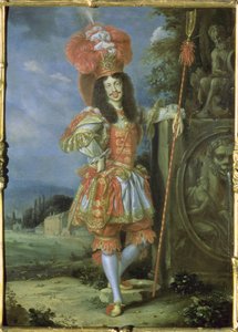 レオポルド1世（1640〜1705年）、神聖ローマ皇帝、演劇の衣装を着て、ラガラテアのエイシスに扮した。
