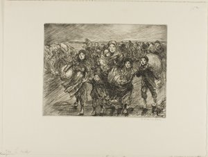 侵略の前 作： Théophile Alexandre Pierre Steinlen