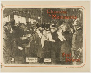 モンマルトルの歌 作： Théophile Alexandre Pierre Steinlen