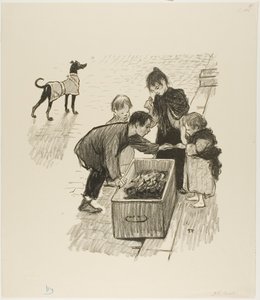 上流社会！ 作： Théophile Alexandre Pierre Steinlen