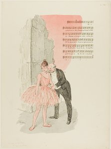 レダと白鳥 作： Théophile Alexandre Pierre Steinlen