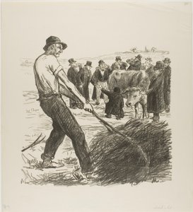 乳牛 作： Théophile Alexandre Pierre Steinlen