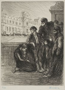 悲惨さと素晴らしさ 作： Théophile Alexandre Pierre Steinlen
