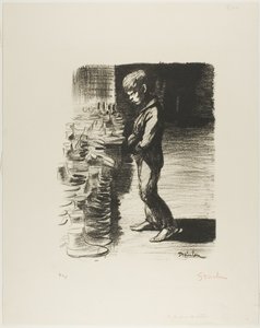 ブーツについて 作： Théophile Alexandre Pierre Steinlen