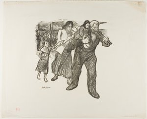 パ＝ド＝カレーでの怒り 作： テオフィル・アレクサンドル・ピエール・スタインラン