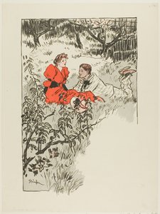 春 作： Théophile Alexandre Pierre Steinlen