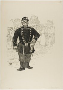 ストリート・セキュリティ 作： Théophile Alexandre Pierre Steinlen