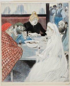 花嫁 作： Théophile Alexandre Pierre Steinlen