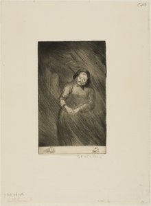 おしゃべり爺さん 作： Théophile Alexandre Pierre Steinlen