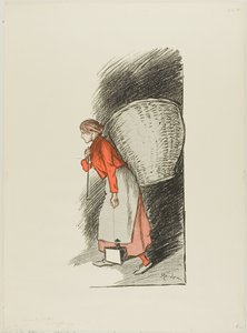 ラグ・ピッカー 作： Théophile Alexandre Pierre Steinlen