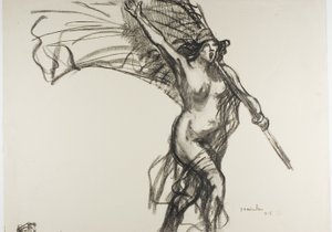 共和国が私たちを呼んでいる...」『Actualités』より15ページ目 作： Théophile Alexandre Pierre Steinlen