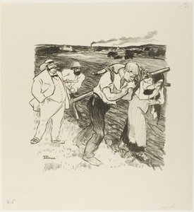 今日は 作： Théophile Alexandre Pierre Steinlen