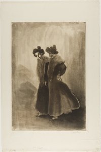 ふたりの女性 作： テオフィル・アレクサンドル・ピエール・スタインラン