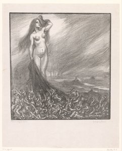 ゾラへのオマージュ Hommage à Zola (オブジェクトのタイトル) 作： Théophile Alexandre Steinlen (signed by artist)