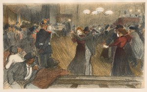 バル・ド・バリエール 作： Théophile Alexandre Steinlen