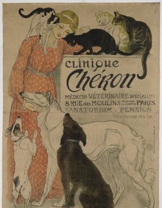 シェロンクリニック 作： Théophile Alexandre Steinlen