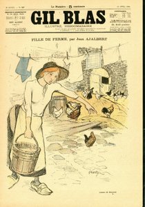 "Gil Blas "の表紙 作： Théophile Alexandre Steinlen
