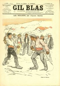 "Gil Blas "の表紙 作： Théophile Alexandre Steinlen