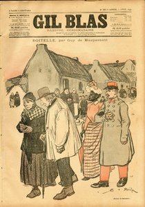 "Gil Blas "の表紙 作： Théophile Alexandre Steinlen