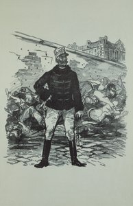 ガストン・オーギュスト将軍（1830-1909）ガルリット侯爵、栄光の中で 作： Théophile Alexandre Steinlen