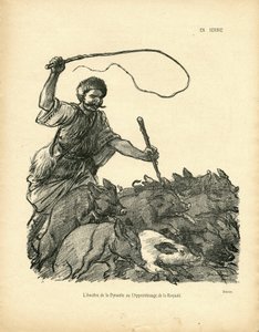 野鴨』に登場するスタインレン（1859-1923）のイラスト 作： Théophile Alexandre Steinlen