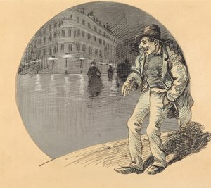 ラブラバーズ、1888年。 作： Théophile Alexandre Steinlen