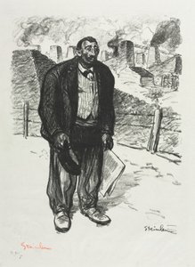誠実な労働者 作： Théophile Alexandre Steinlen
