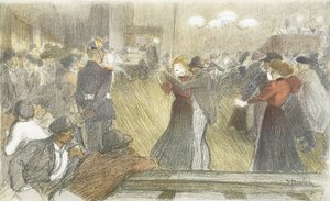 ローカルダンス、1897-1899 作： Théophile Alexandre Steinlen