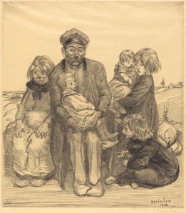 貧しい人々 貧しい人々、1914年。 作： Théophile Alexandre Steinlen