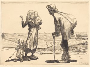 遠い街 作： Théophile Alexandre Steinlen