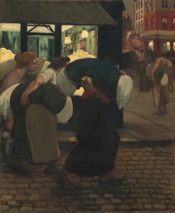 洗濯屋 作： Théophile Alexandre Steinlen