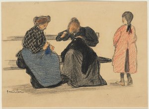 3つの数字 作： Théophile Alexandre Steinlen