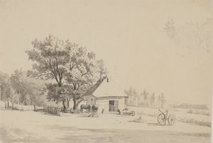 鍛冶屋のある風景 作： Thorald Brendstrup