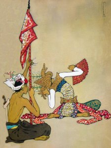 古典的なバリのダンサー 作： Thyra Kleen