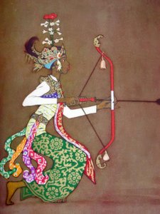 古典的なバリのダンサー 作： Thyra Kleen