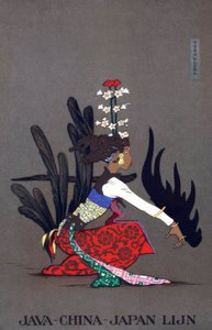 Werbung Royal Java-China 小包配送ライン 作： Thyra Kleen