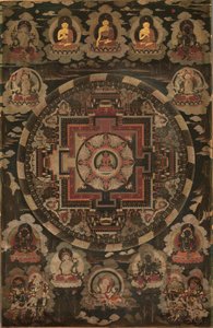 マンダラ 作： Tibet, 18th century