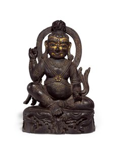 マハシッダの像（金色のジタン 作： Tibetan School