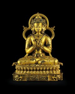 大日如来、デンサチルの図 作： Tibetan School