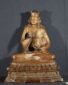 パドマサンバヴァ（ブロンズ） 作： Tibetan School