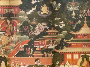 釈迦牟尼仏の生涯 作： Tibetan School