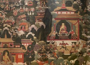 釈迦牟尼仏の生涯 作： Tibetan School